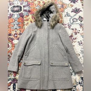 J Crew Vail Parka Coat Women’s sz 0
